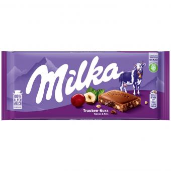 Milka Trauben-Nuss 100g MHD:31.07.2025