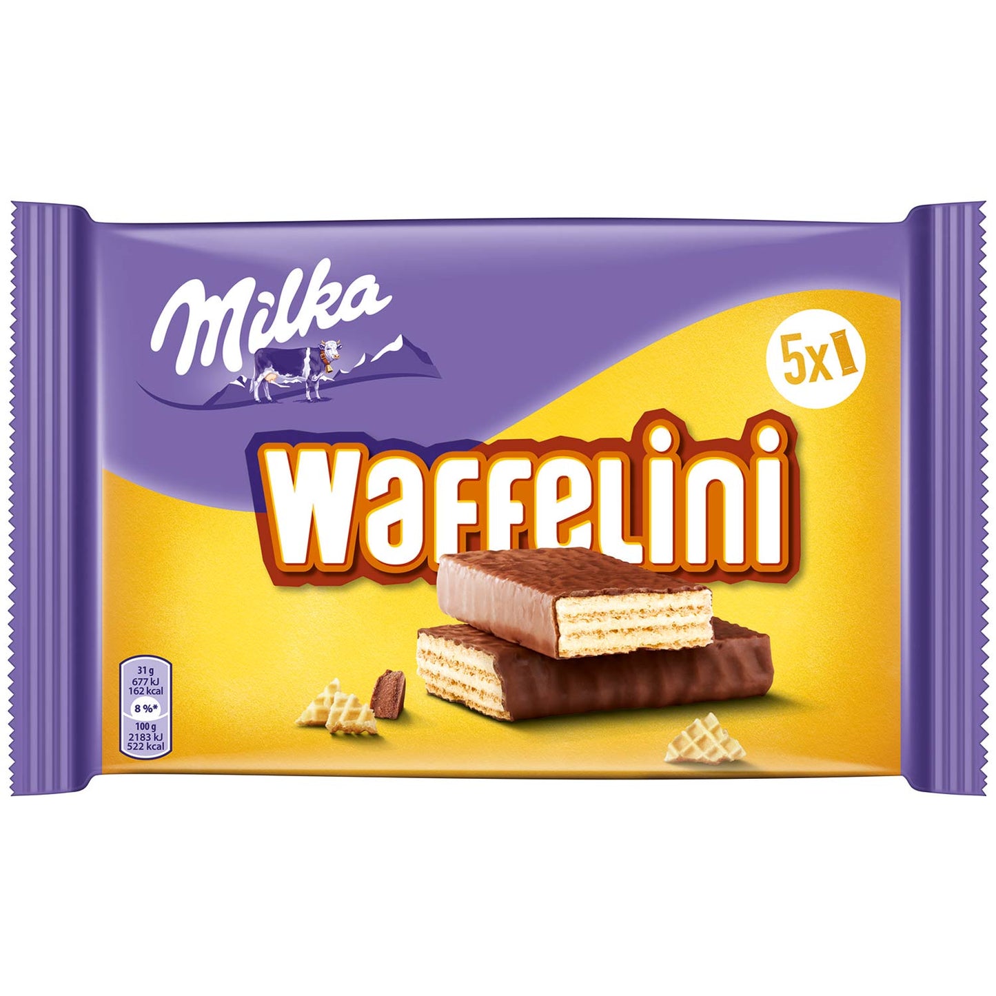 Milka Waffelini 5x31g MHD:07.04.2025