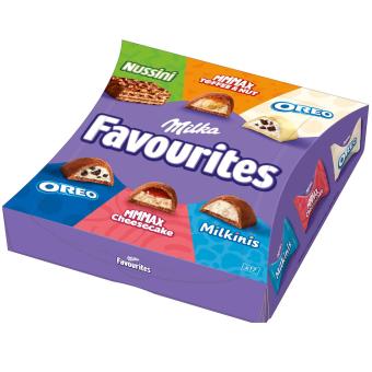 Milka Milka Favourites 158g MHD: 30.10.25