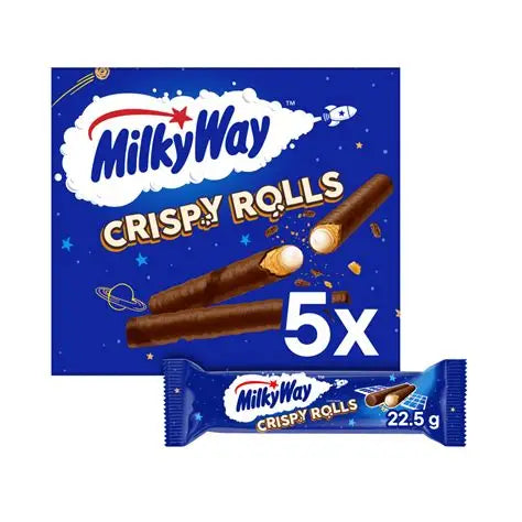Rollos de oblea Vía Láctea Rollos crujientes 112,5 g