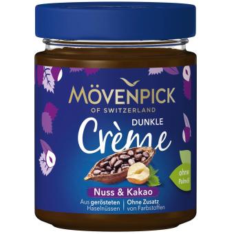 Mövenpick Dunkle Crème Nuss & Kakao 300g MHD: 14.01.2025
