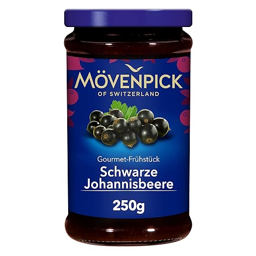 Mövenpick Gourmet petit-déjeuner Currant noir 250 g DDM: 06.2025
