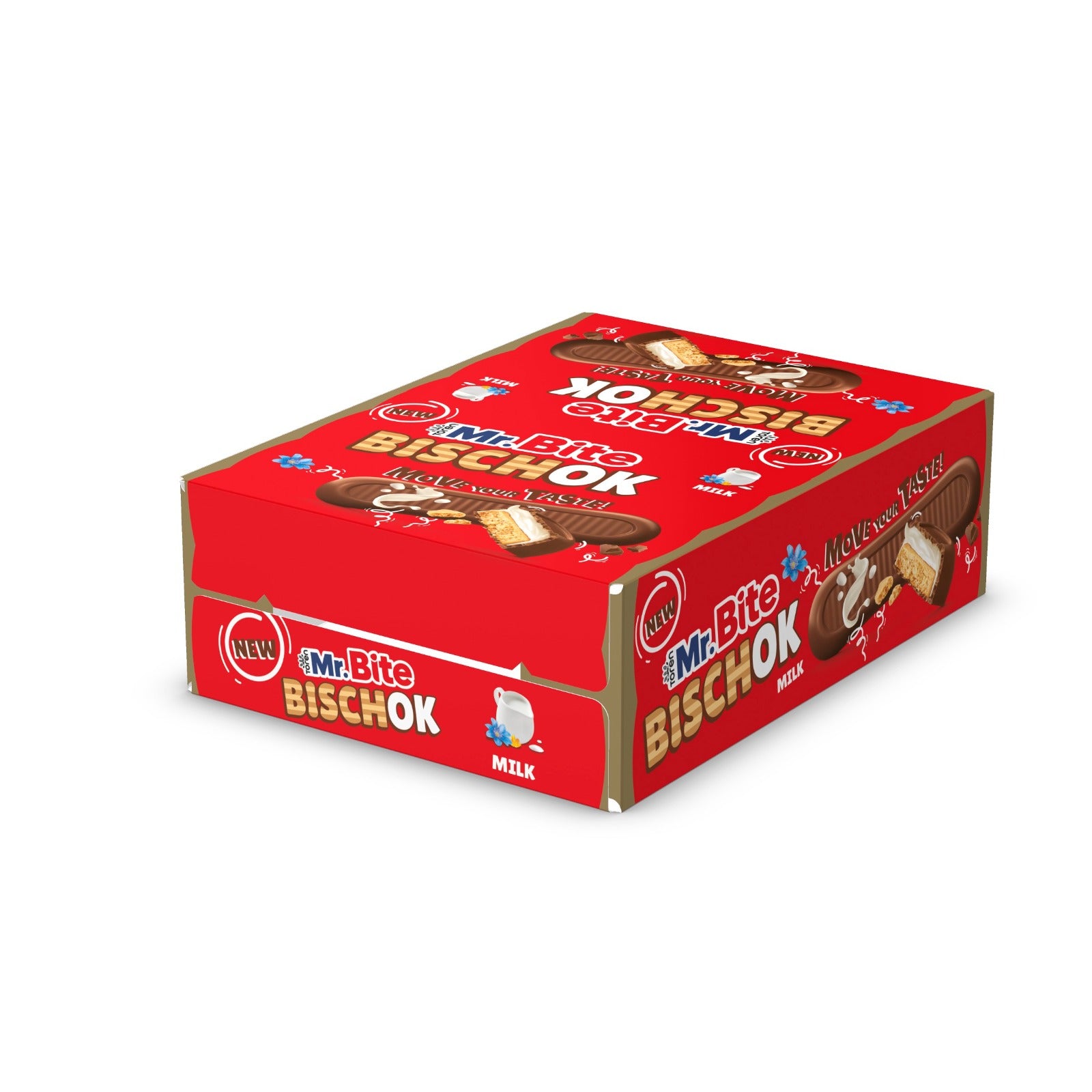 Toren Mr. Bite Bischok Milk 24x35g