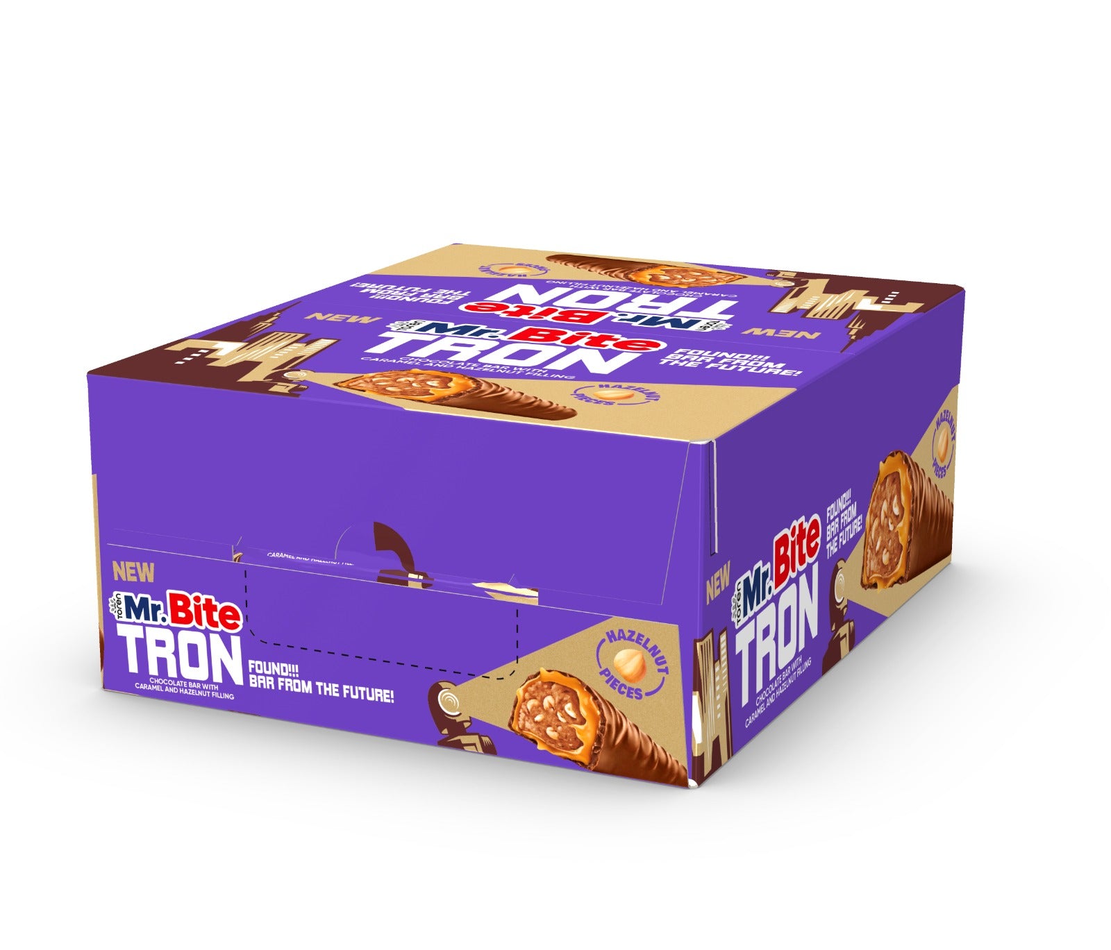 Toren Mr. Bite Tron Caramel Haselnuss 24x32g