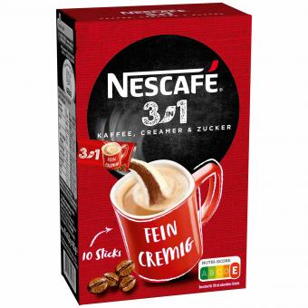 Nescafé 3in1 Sticks 10er (165 gr.) MHD: 08.2026