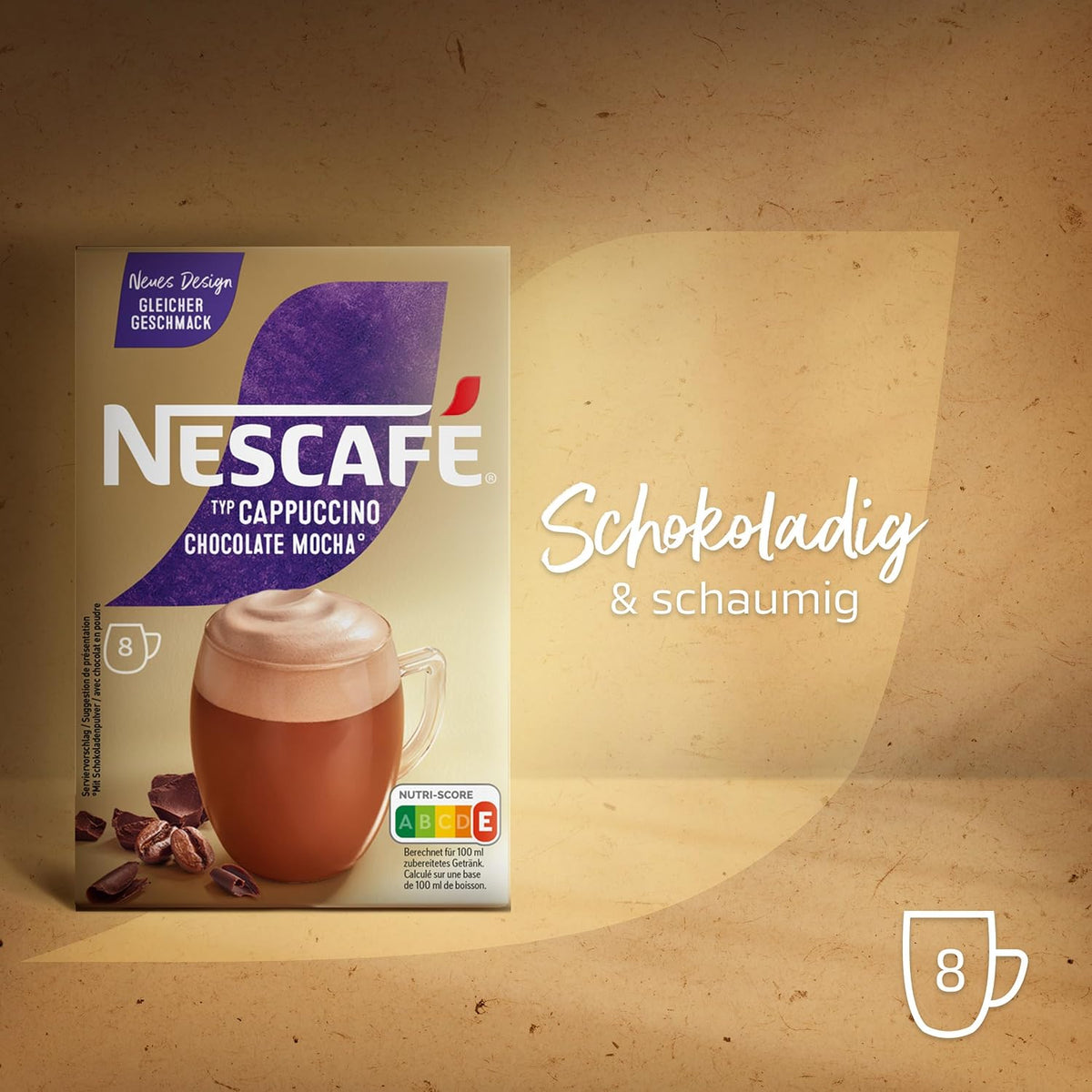 Nescafé Typ Cappuccino Chocolate Mocha 8 Tassen