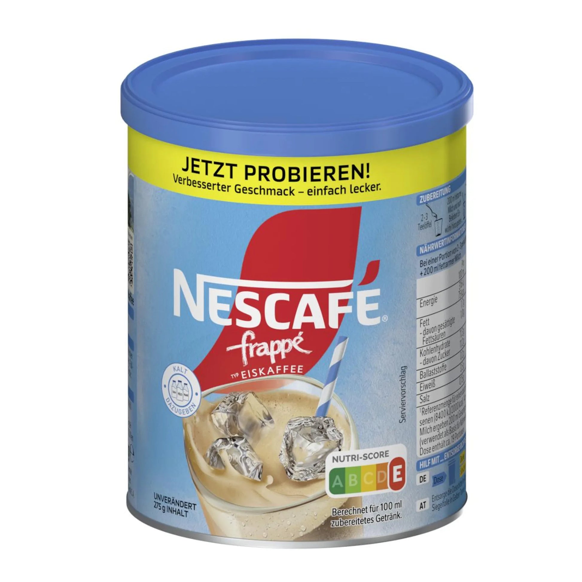 Nescafe frappe Eiskaffee erfrischende Kaffeemischung 275g