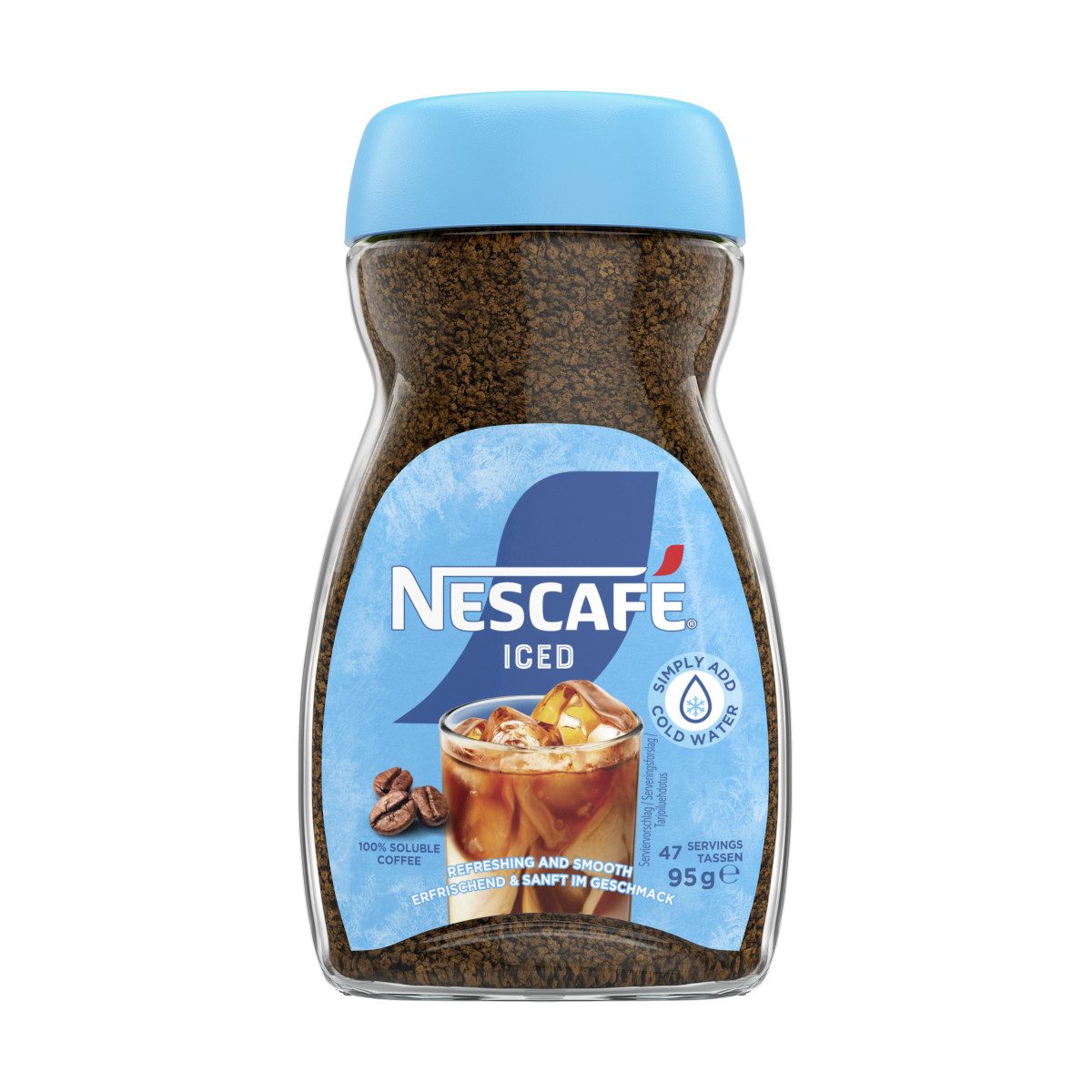 Nescafe Iced Roast Instant Löslicher Bohnenkaffee 95g