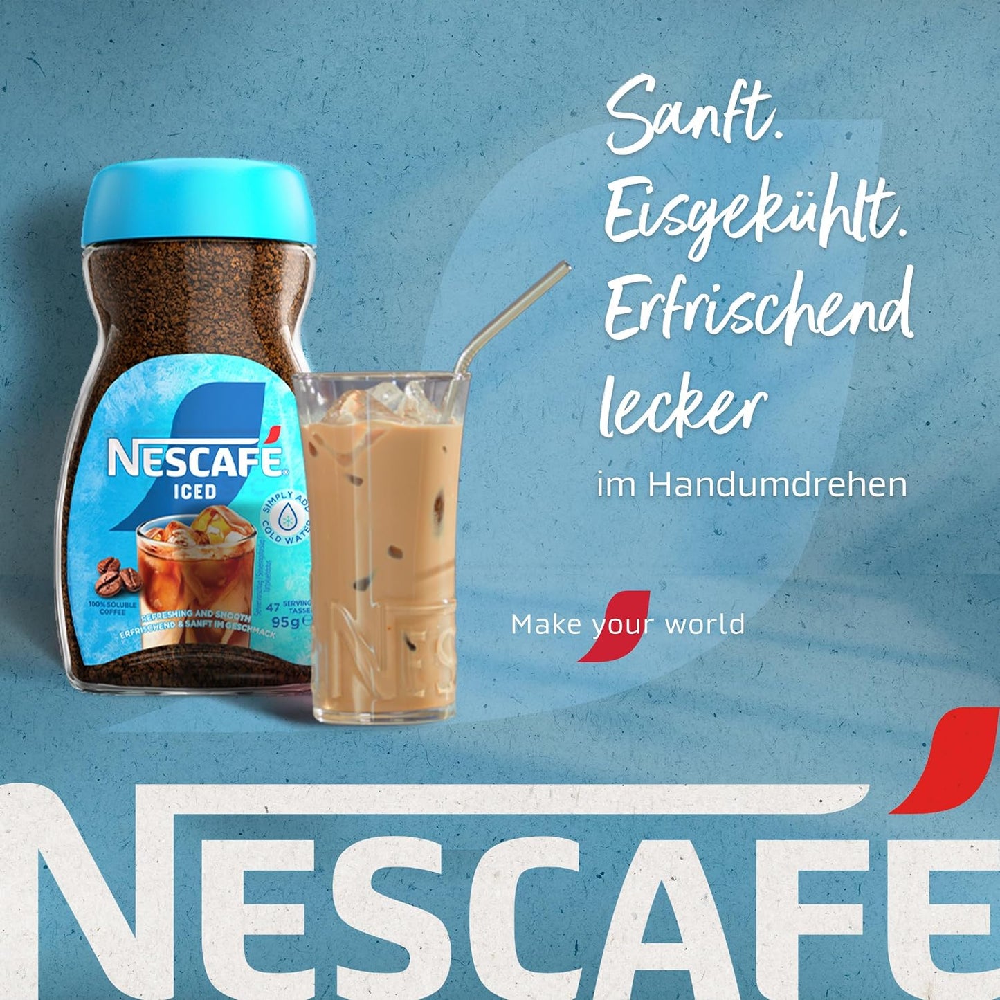 Nescafe Iced Roast Instant Löslicher Bohnenkaffee