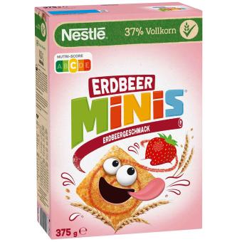 Nestlé Erdbeer Minis 375g MHD:31.07.2025