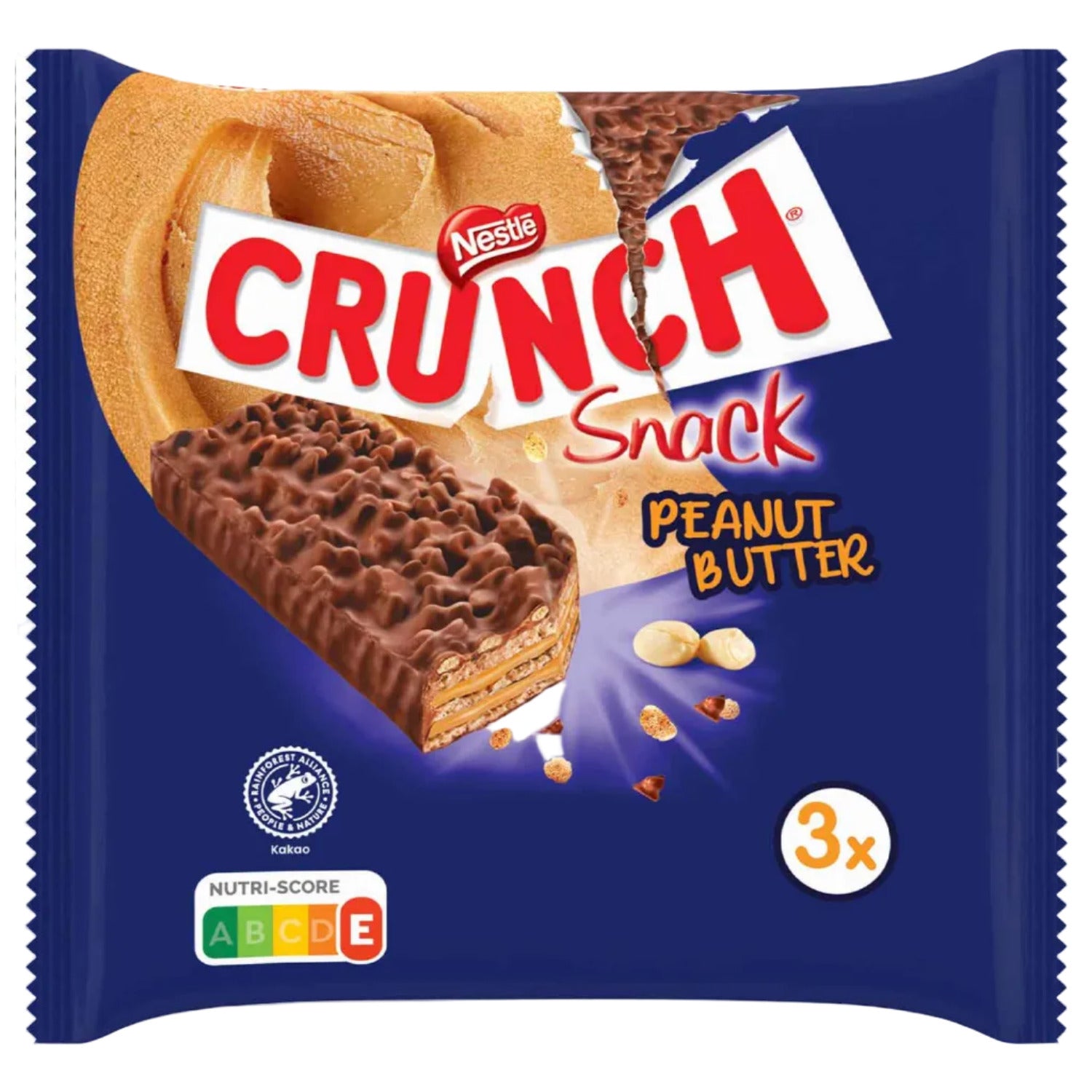 Nestlé Crunch Snack Peanut Butter 3x31g