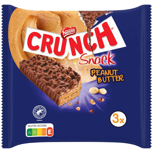 Nestlé Crunch Snack Peanut Butter 3x31g