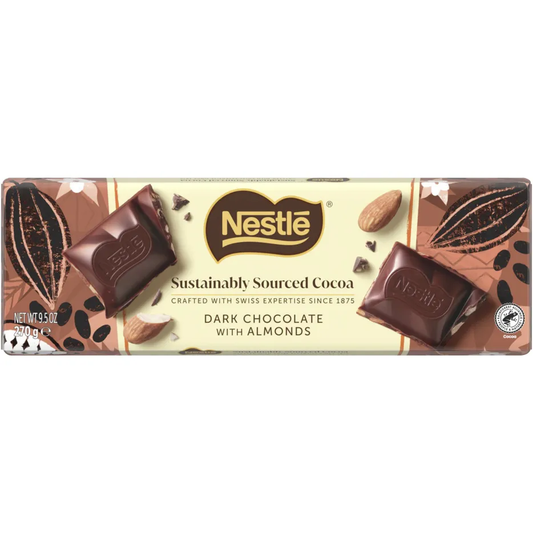 NESTLÉ Dark Chocolate With Almonds 270g