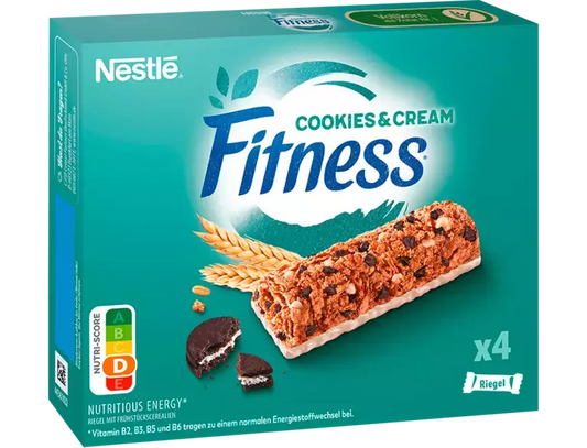 Nestlé Fitness Cookies & Cream mueslirepen