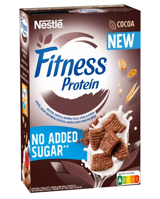 Nestlé FITNESS® PROTEIN CEREALIEN OHNE ZUCKERZUSATZ
