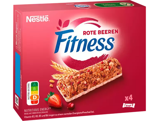 Nestlé Fitness mueslirepen met rode bessen