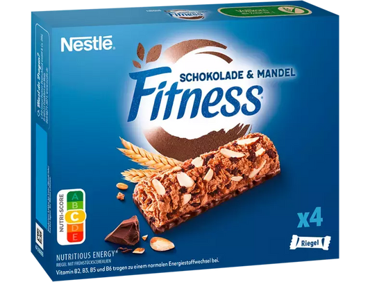 Nestlé Fitness mueslirepen met chocolade en amandel