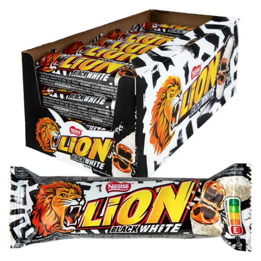 Nestle Lion Black & White Thekendisplay 24x42g