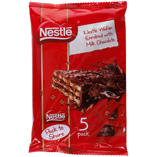 Nestlé Milk Chocolate Wafer 4x(5x19g)=380g  MHD:25.03.2026