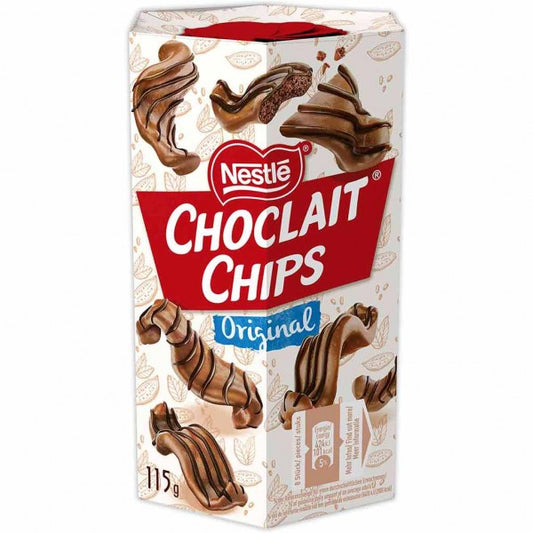 Nestle CHOCLAIT CHIPS Original 115g MHD:31.03.2026