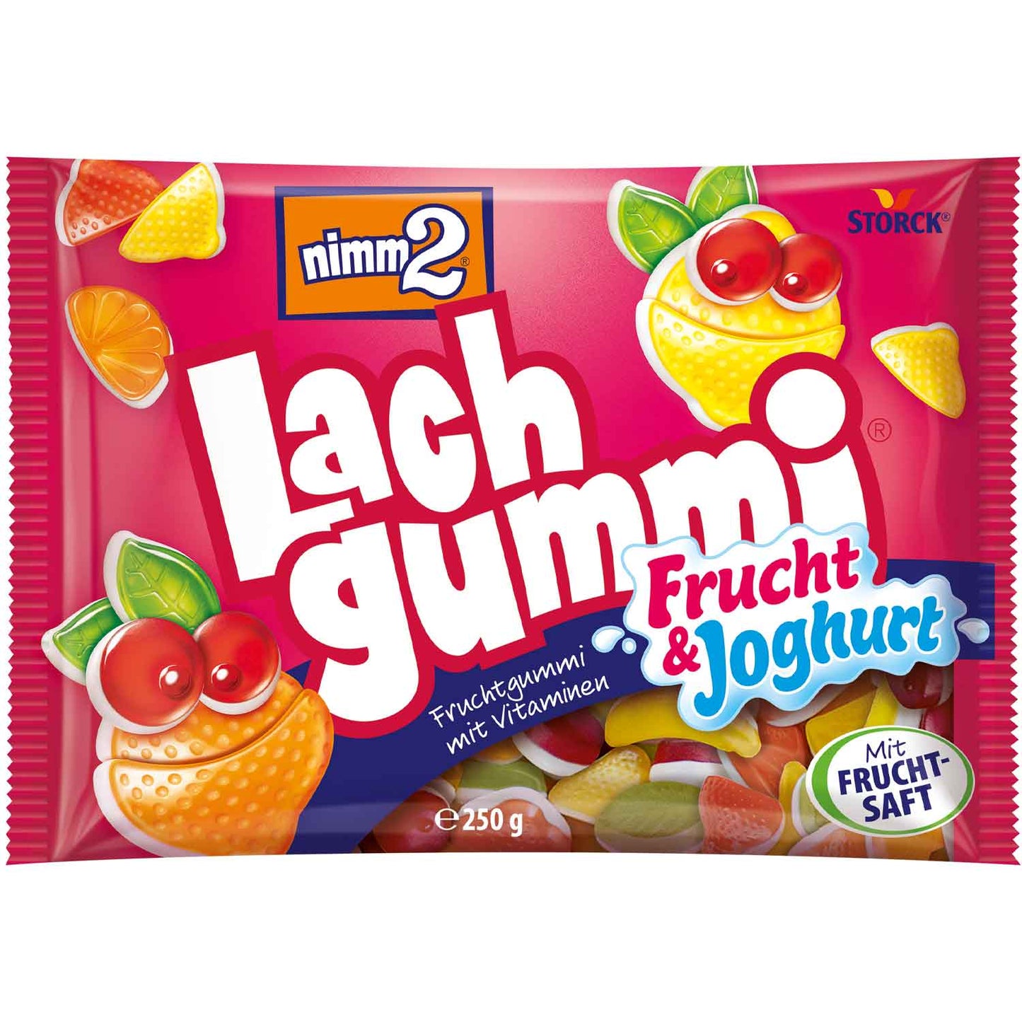 nimm2 Lachgummi Frucht & Joghurt 250g MHD:30.03.2026