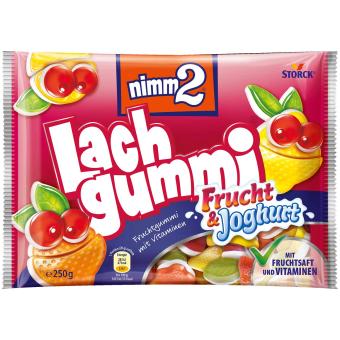 nimm2 Lachgummi Frucht & Joghurt 250 g MHD: 10.2024