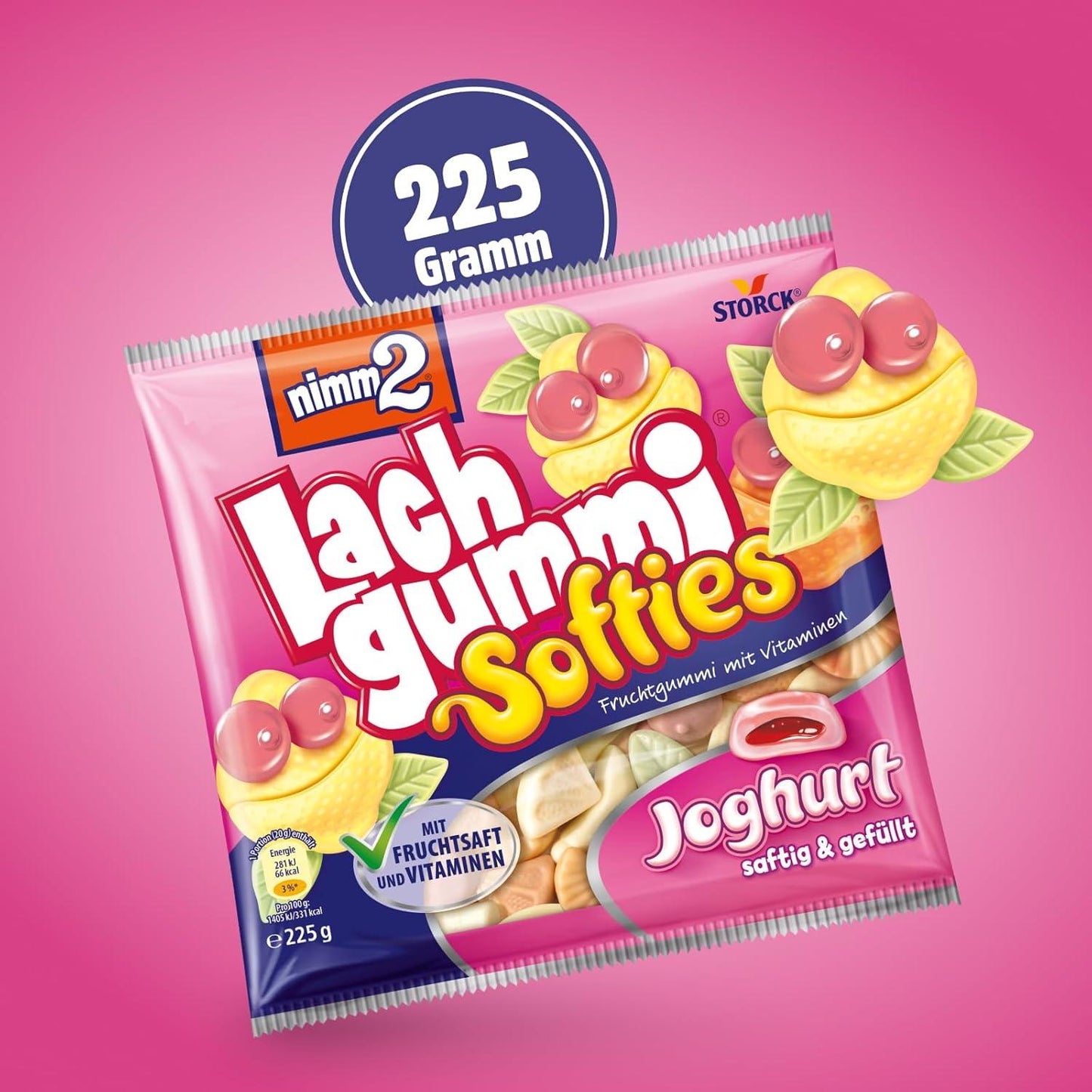 nimm2 Lachgummi Softies Joghurt 225g