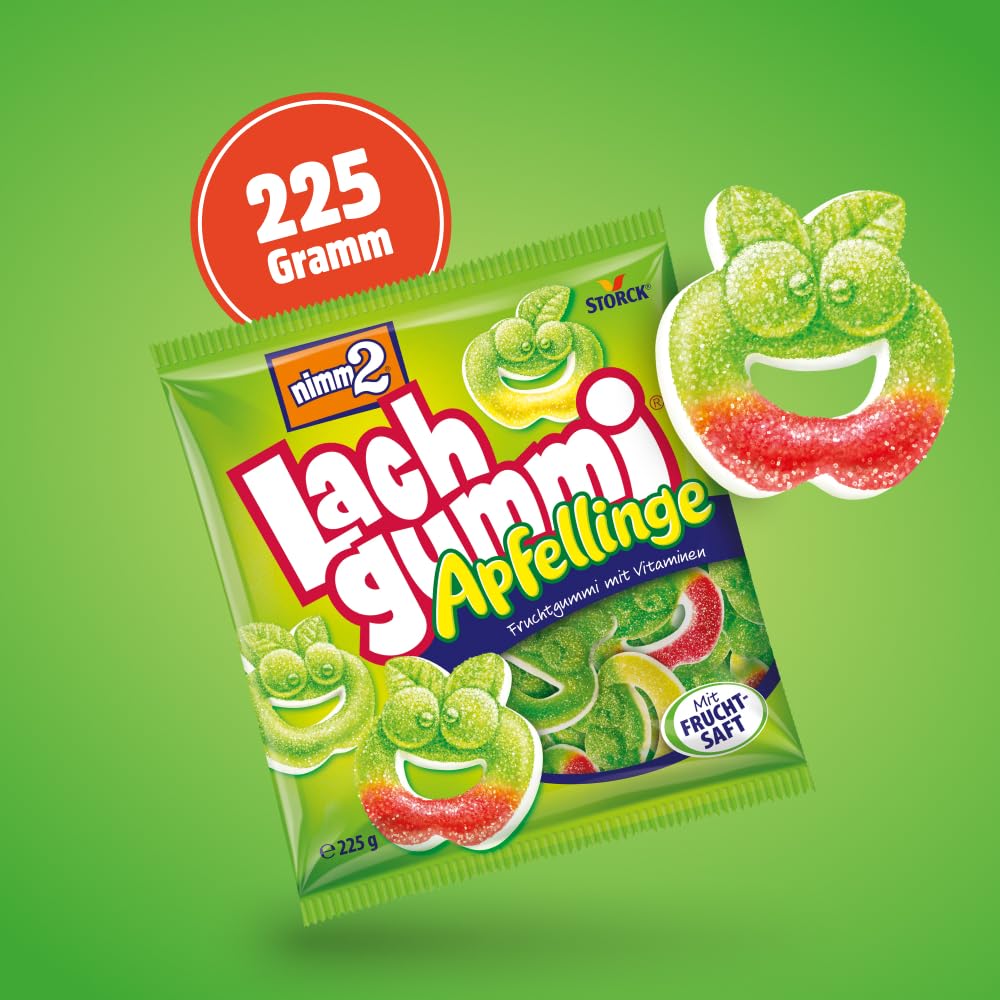 nimm2 Lachgummi Apfellinge Fruchtgummi 225g