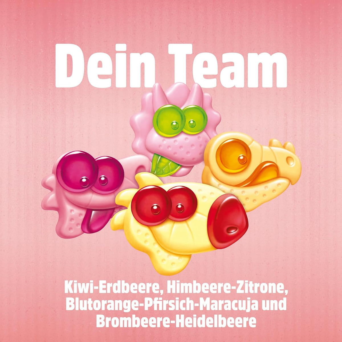 nimm2 Lachgummi YoDinos, vegetarische Fruchtgummis mit Joghurt - Sortenübersicht