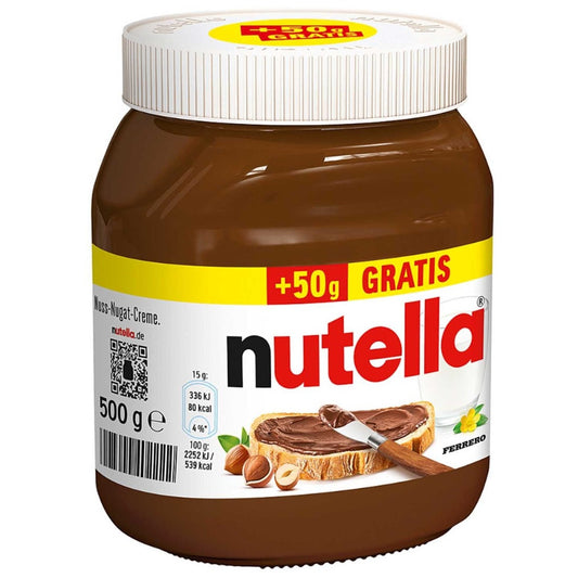 nutella 450g Glas + 50 g gratis 02.11.2024 - Lecker24
