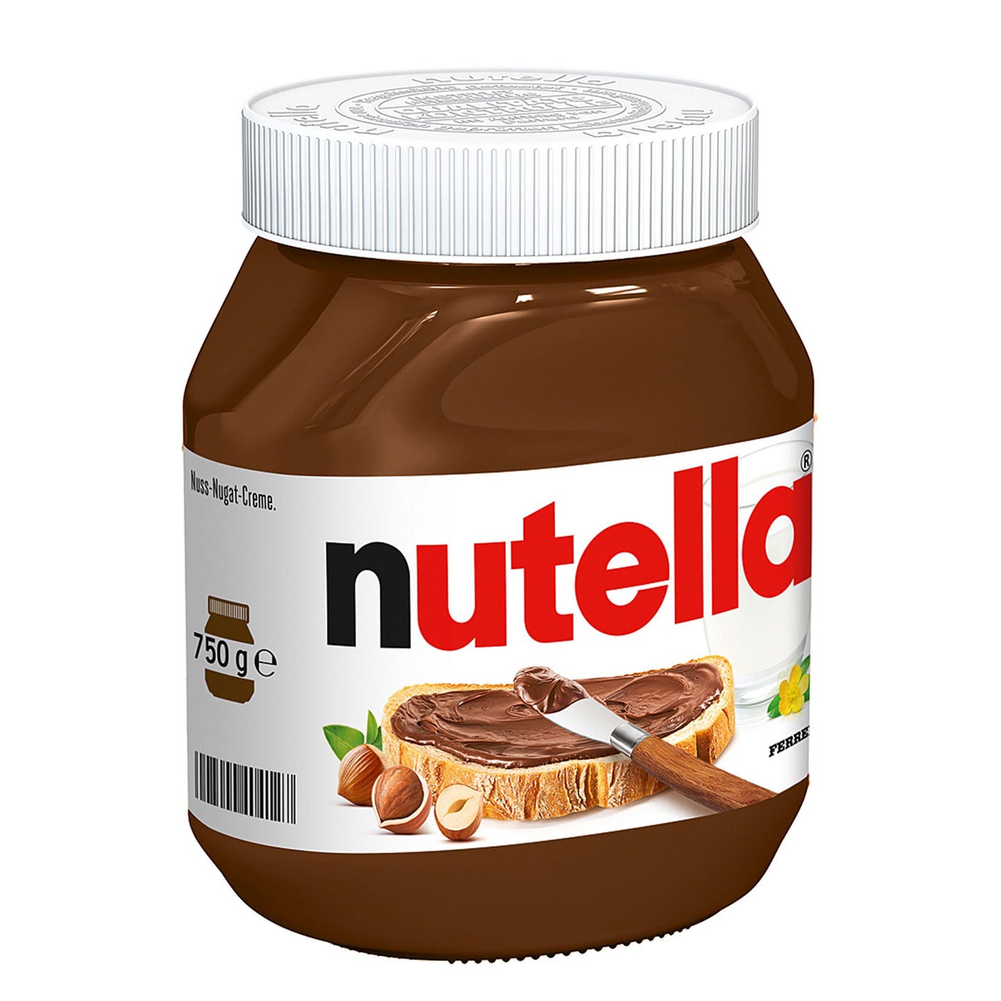 Nutella Nuss-Nougat-Creme 750g Glas