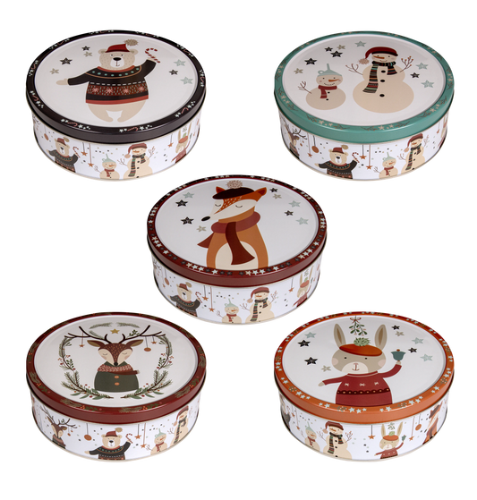 Biscuits au beurre Boîte de Noël "Modern Christmas" 454g