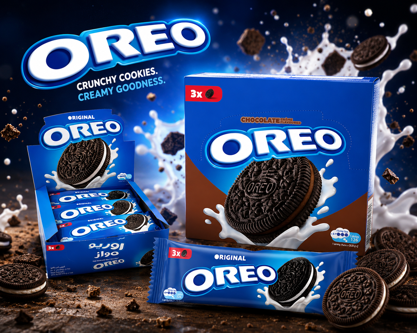 Oreo Original & Choco 2 Boxes (2 x 12 x 26,25g)