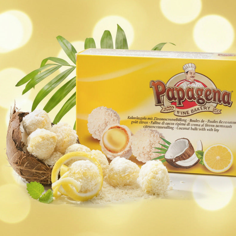 Papagena Kokoskugeln Zitrone