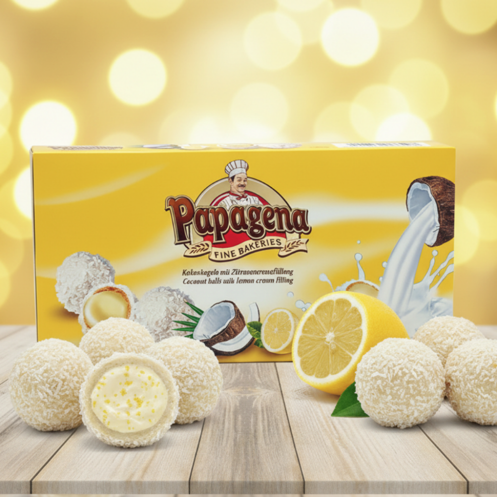 Papagena Kokoskugeln Zitrone