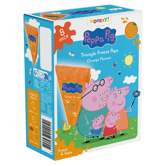 Peppa Pig Triangle Freeze Pops Orange 8x62mlMHD:05.07.2026