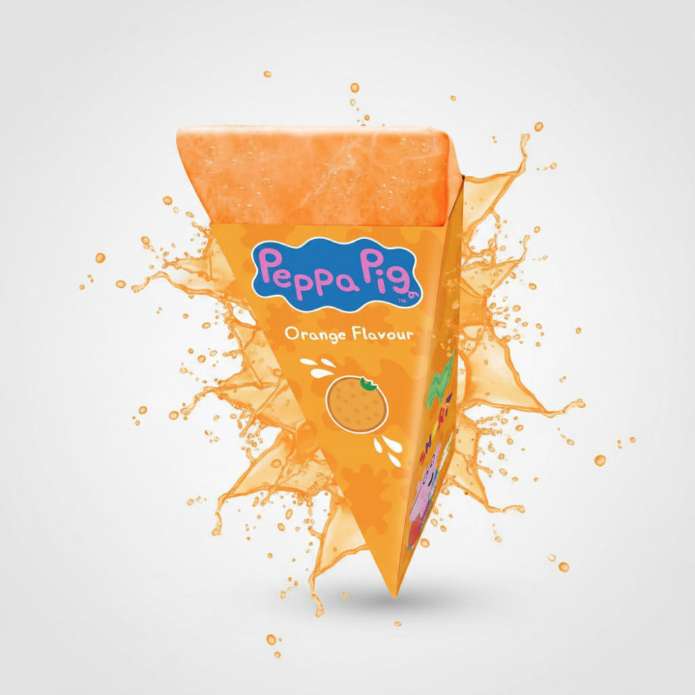 Peppa Pig Triangle Freeze Pops Orange