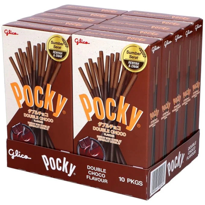 Pocky Double Choco Sticks 10x47g