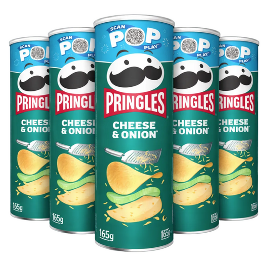 Pringles Cheese & Onion 5 x 165g