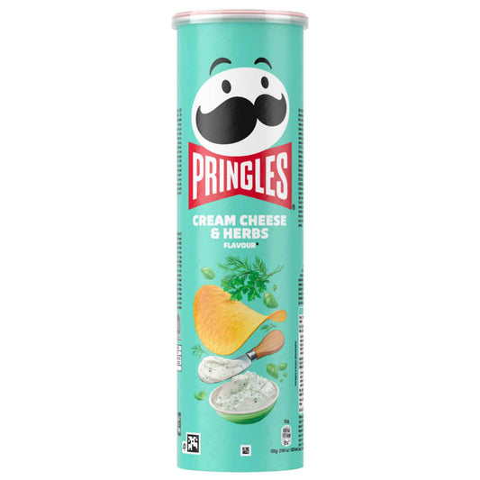 Pringles Cream Cheese & Herbs 185g