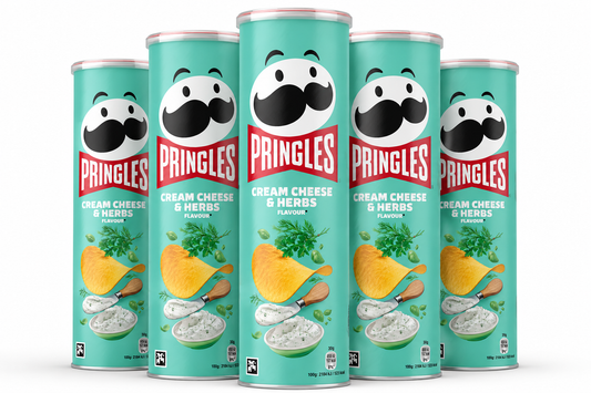 Pringles Cream Cheese & Herbs 5 x 185g