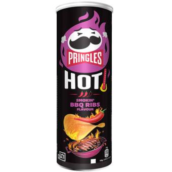 Pringles Hot Smokin' BBQ Ribs 160g MHD: 17.04.2025