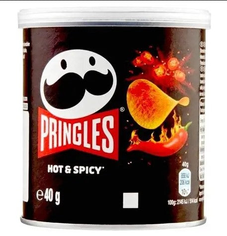 Pringles Hot & Spicy Mini 40gx12 MHD:25.04.2026