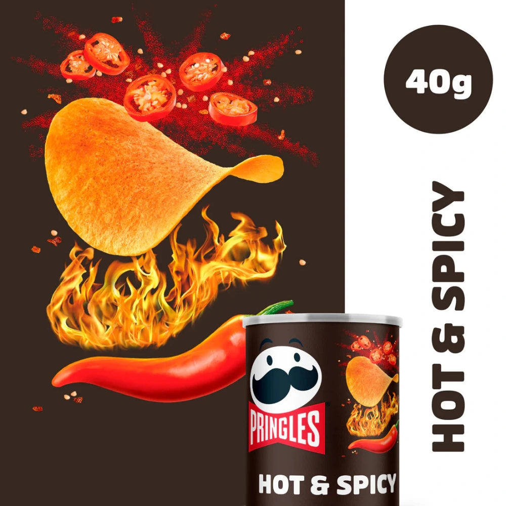 Pringles Hot & Spicy (40g) Zutaten