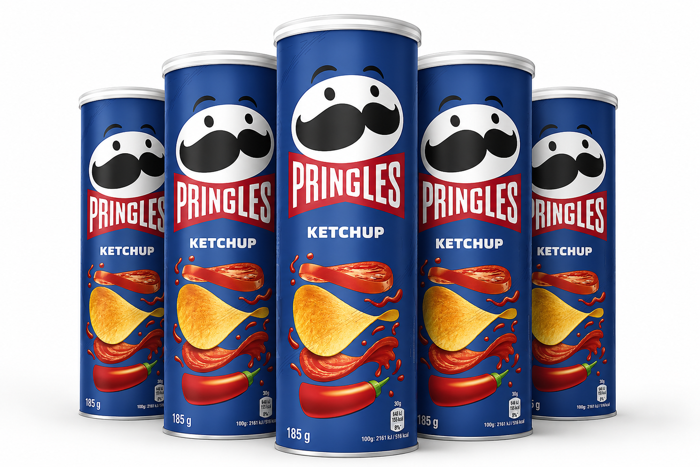 Pringles Ketchup 5 x 185g