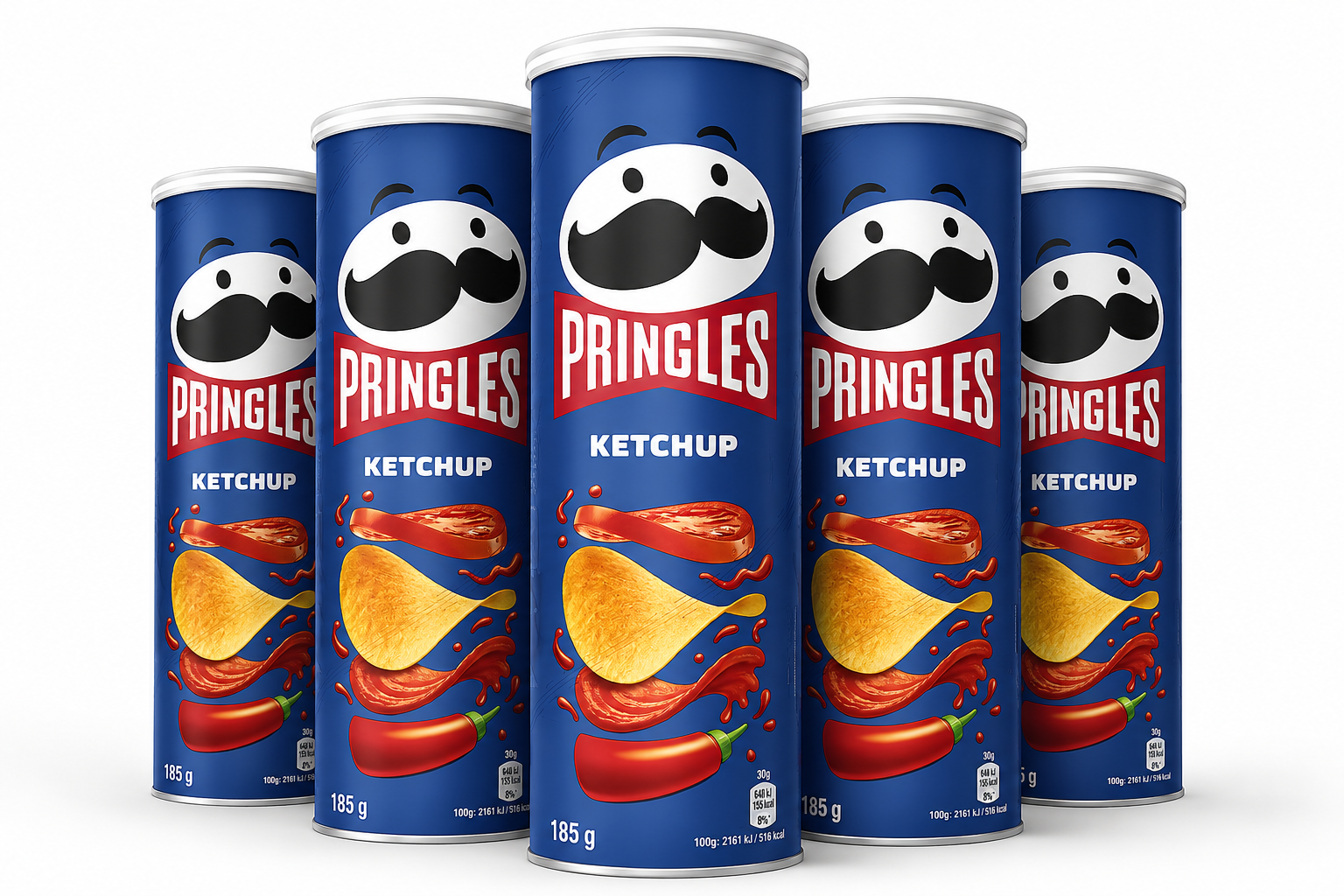 Pringles Ketchup 5 x 185g