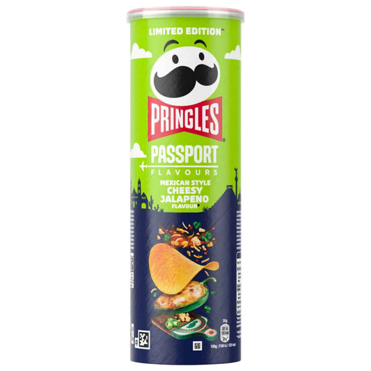 Pringles Passport Mexican Style Cheesy Jalapeno 165g