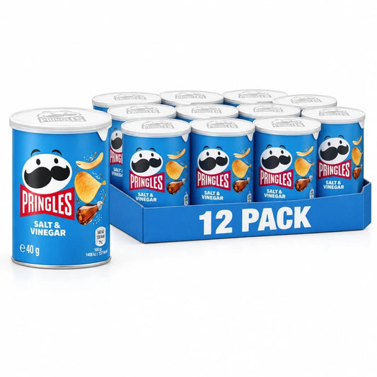 Pringles Salt & Vinegar Chips Mini 12 x 40g
