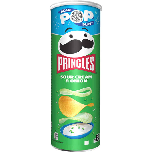 Pringles Sour Cream &amp; Onion - 165g MHD:01.12.2025 - Lecker24