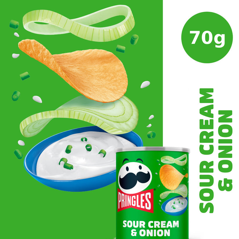 Pringles Pop & Go Sour Cream & Onion Zutaten (70g)